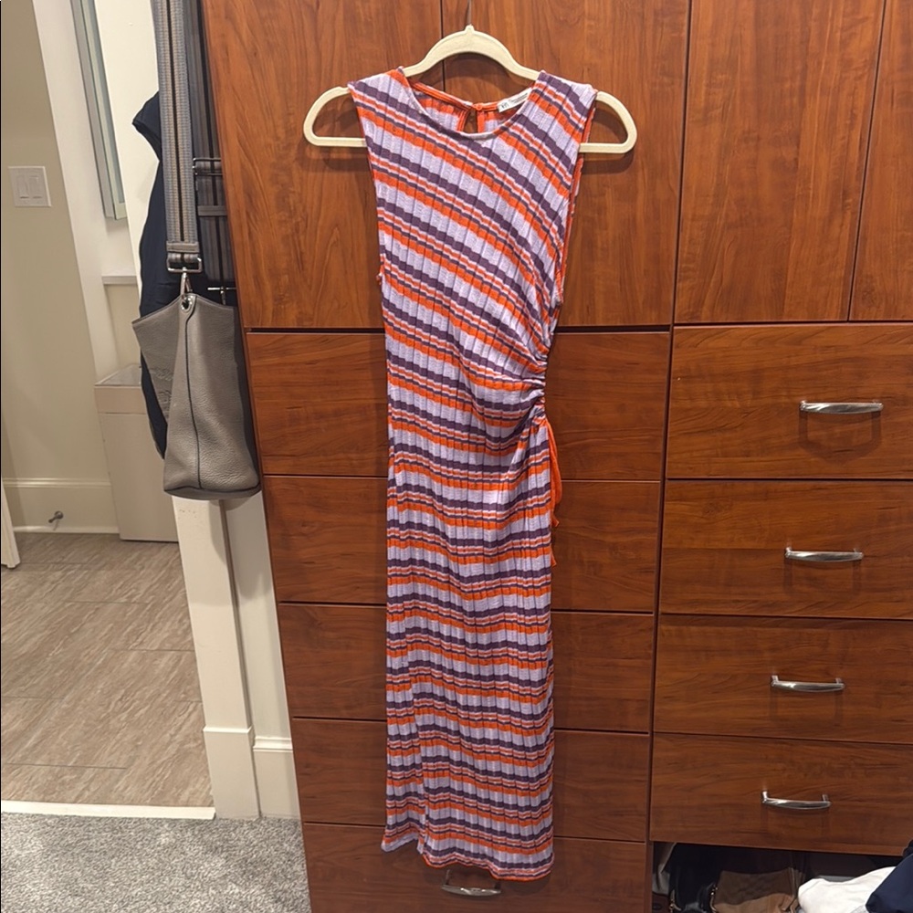 Striped Sleeveless Dress